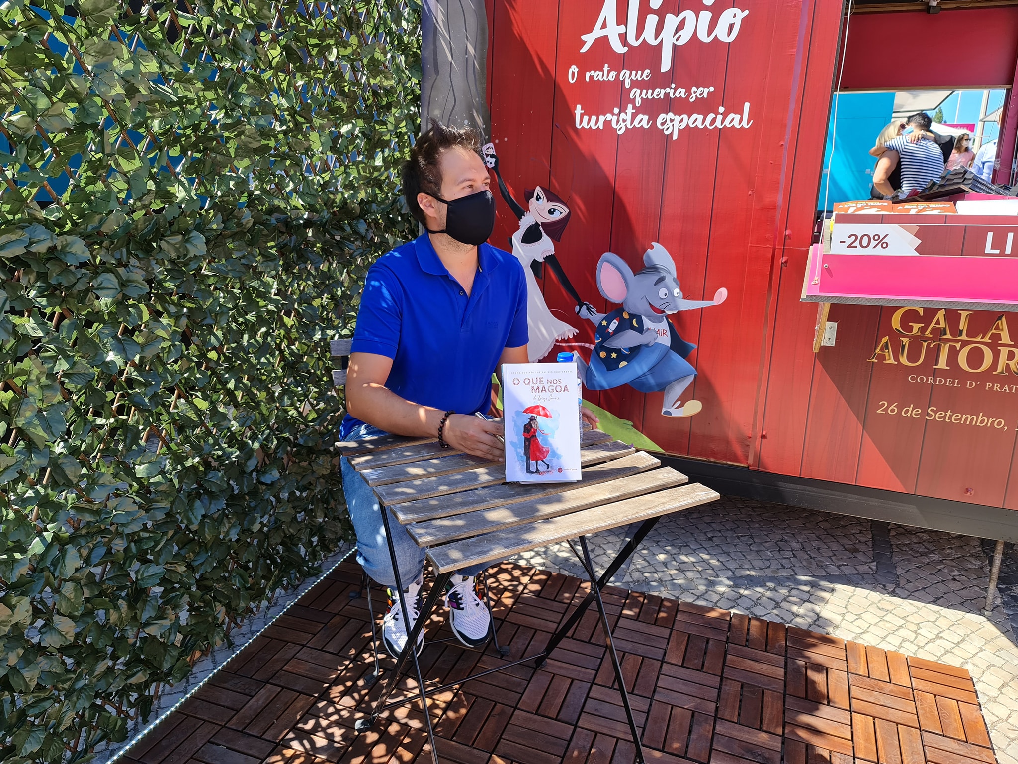 As aventuras dos jovens autores nas Feiras do Livro